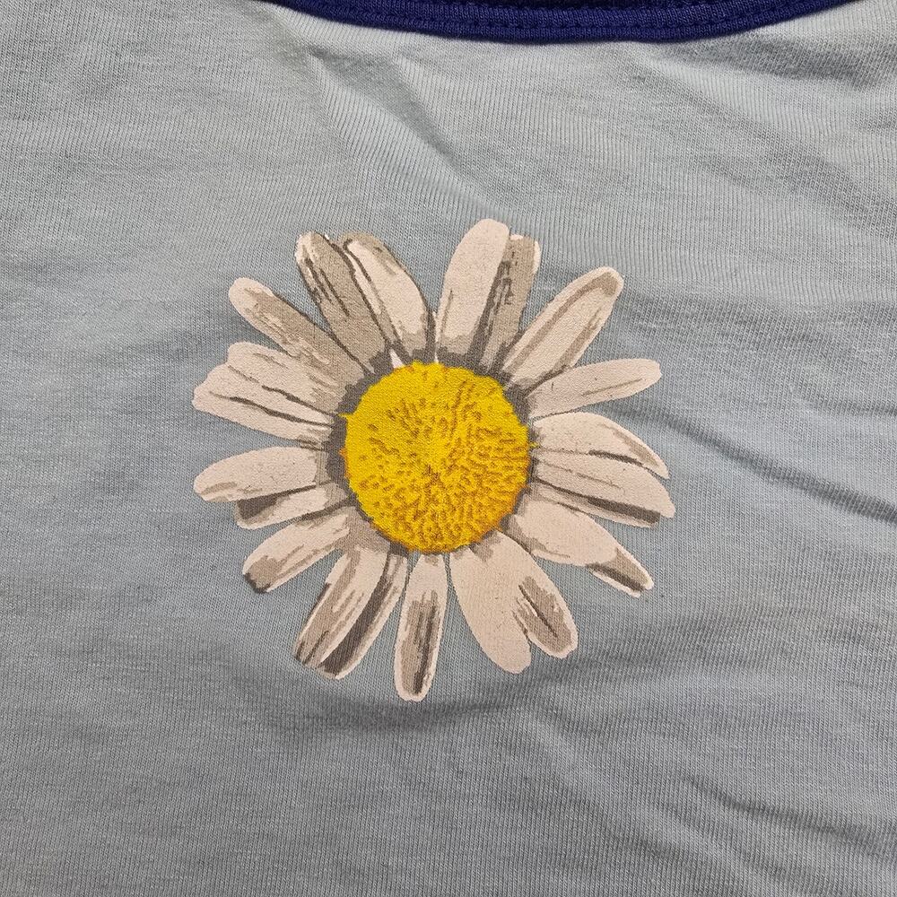 NEW NWT Truly Madly Deeply Blue Daisy Lightweight Crop Tank | Size XS - Picture 4 of 7